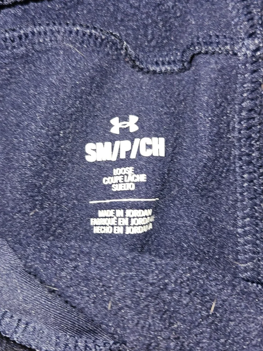 Under Armour Men’s Fleece Joggers / Sweatpants - Size Small Navy Blue / Heather